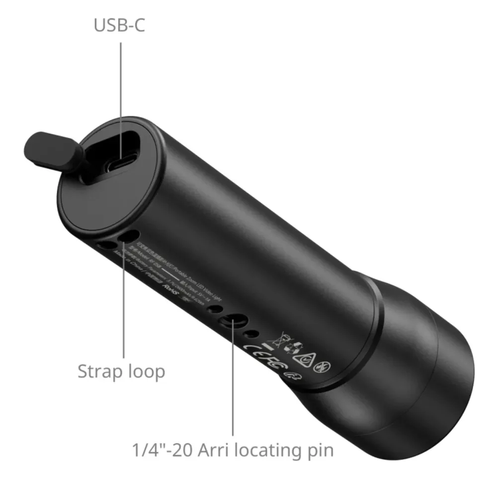 SmallRig Foto Og Video|RF 05B portabel LED-videolampe med zoom