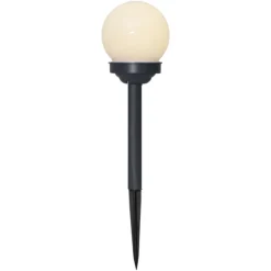 Kjell Utendørs Belysning|Solcelledrevet LED-lampe Ø10 cm 4-pk.