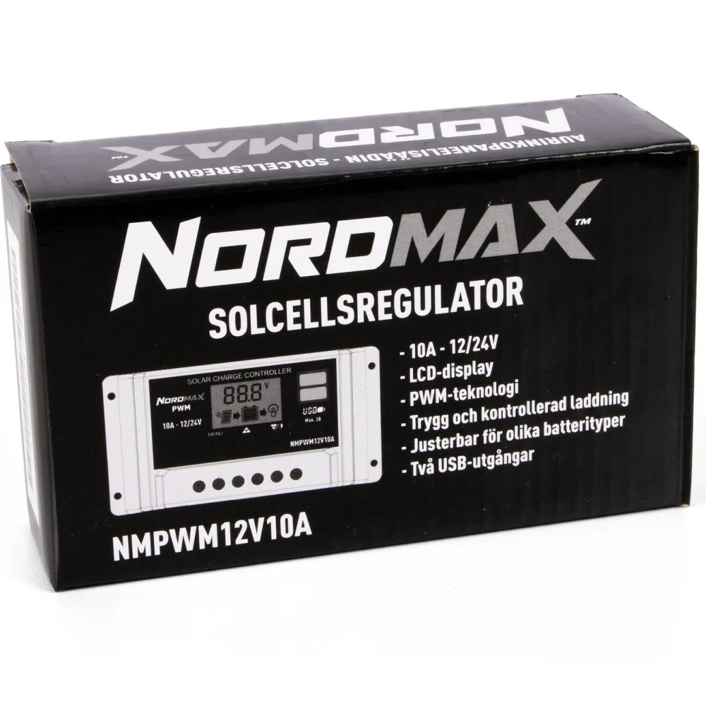 Kjell Solceller Og Strømforsyning|Solcelleregulator 10 A