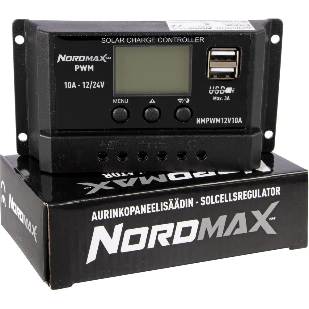Kjell Solceller Og Strømforsyning|Solcelleregulator 10 A