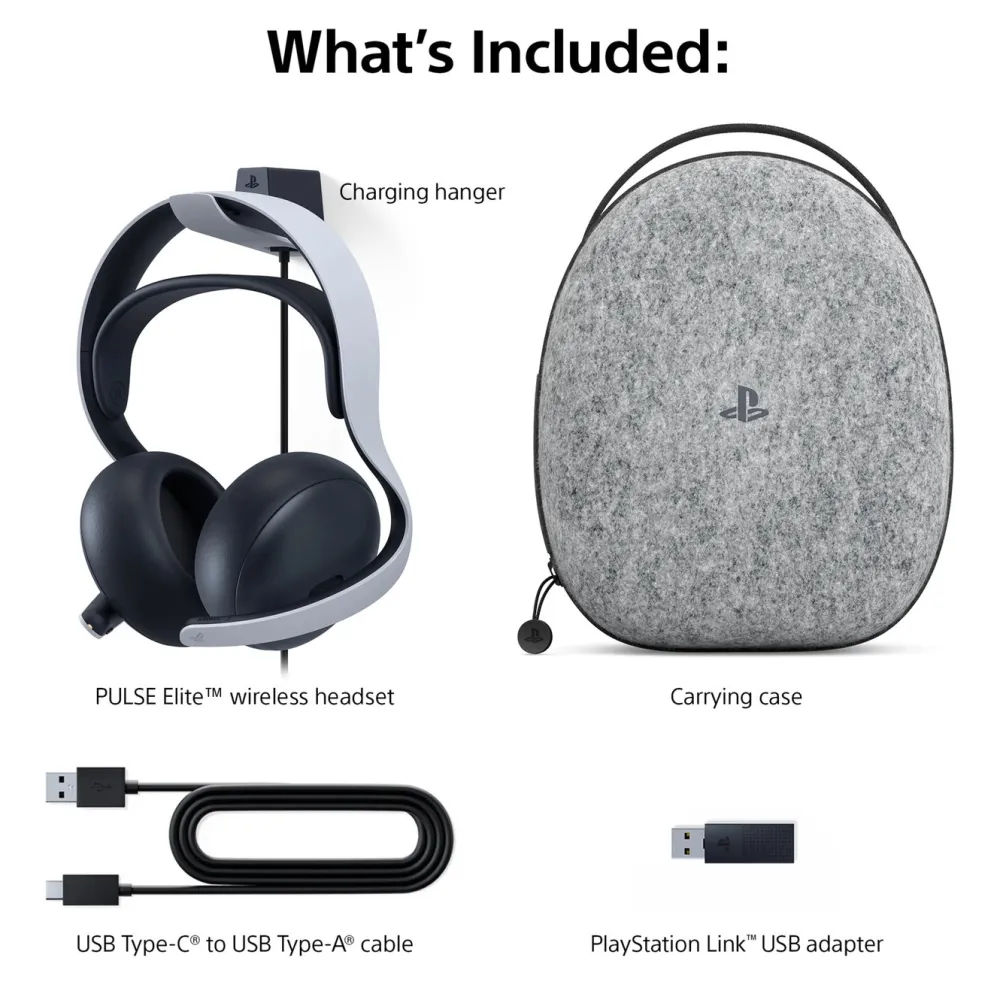 Sony Gaming Hodetelefoner|PlayStation® PULSE Elite™ Trådløst headset