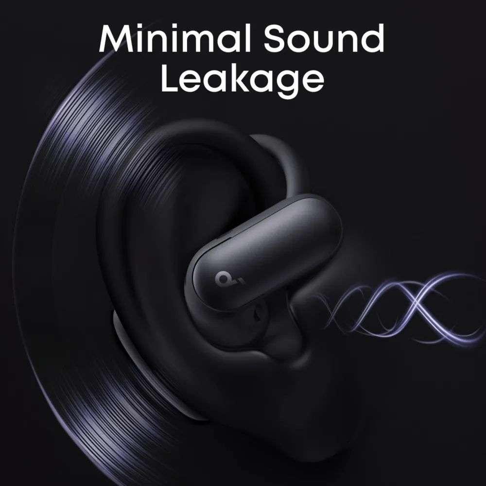 Soundcore Dataheadset|Hodetelefoner Og Hodesett|AeroFit 2 Pro open ear-hodetelefoner med støyreduksjon