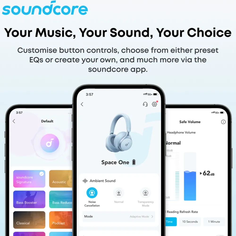 Soundcore Hodetelefoner Og Hodesett|C50i trådløse open ear-hodetelefoner