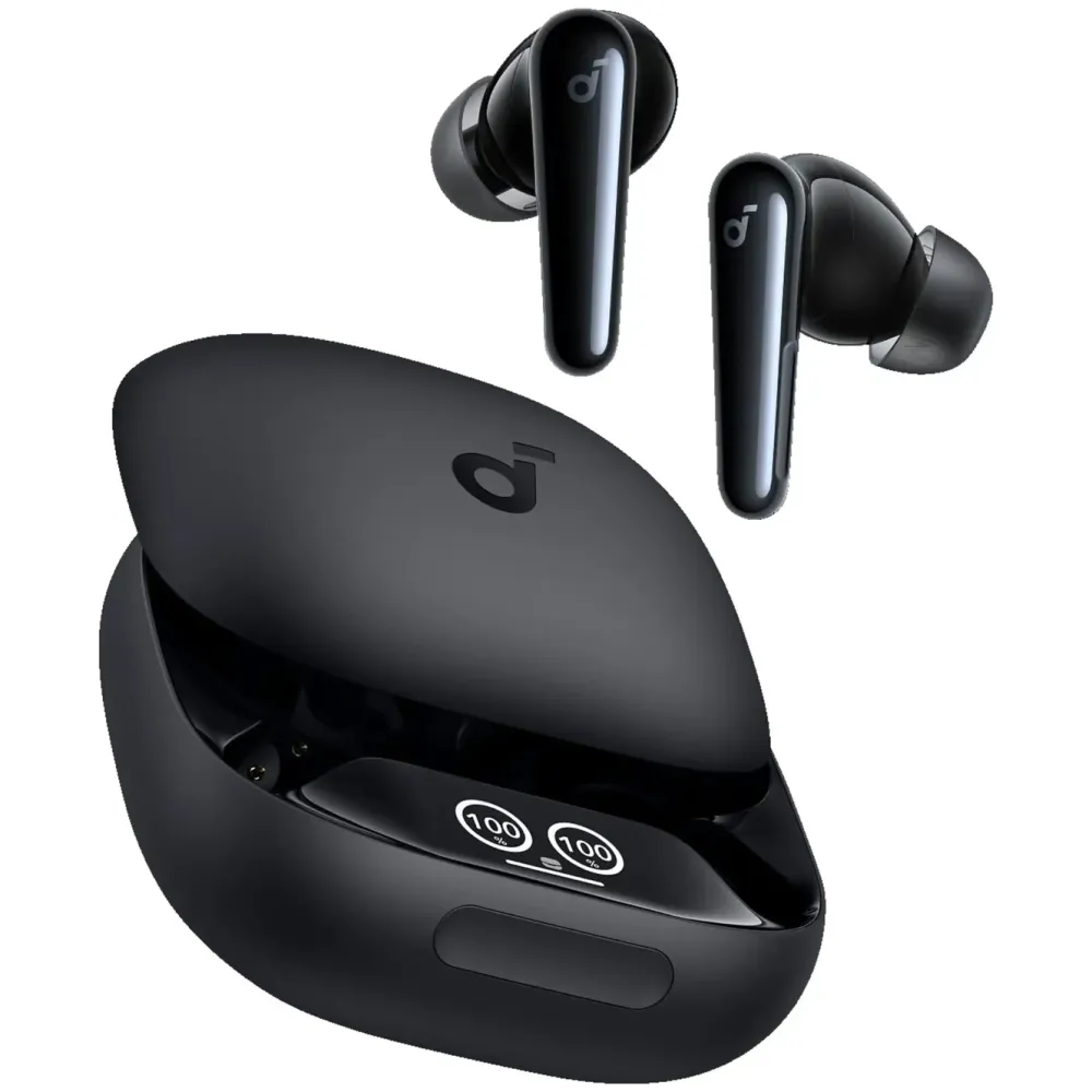 Soundcore Hodetelefoner Og Hodesett|Liberty 4 Pro trådløse hodetelefoner med støyreduksjon