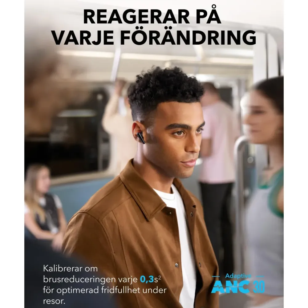 Soundcore Hodetelefoner Og Hodesett|Liberty 4 Pro trådløse hodetelefoner med støyreduksjon
