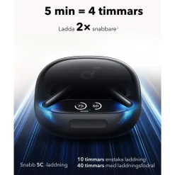 Soundcore Hodetelefoner Og Hodesett|Liberty 4 Pro trådløse hodetelefoner med støyreduksjon