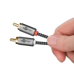 Kjell Lyd- & Videokabler|Stereo RCA-kabel 5 m