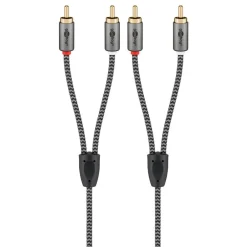 Kjell Lyd- & Videokabler|Stereo RCA-kabel 1 m