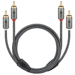 Kjell Lyd- & Videokabler|Stereo RCA-kabel 1 m