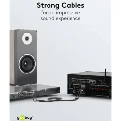 Kjell Lyd- & Videokabler|Stereo RCA-kabel 1 m