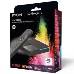 STRONG Tv Og Tilbehør|LEAP-S3 PRO Google TV-boks