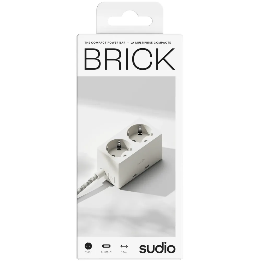 Sudio Iphone-Tilbehør|Sterkstrøm|Brick grenuttak med GaN-lading 30 W