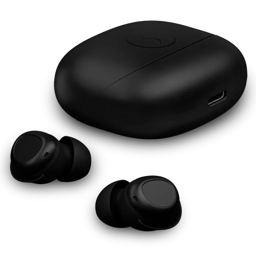 Supra Hodetelefoner Og Hodesett|ZERO-TX2 Mini trådløse in-ear-hodetelefoner Svart