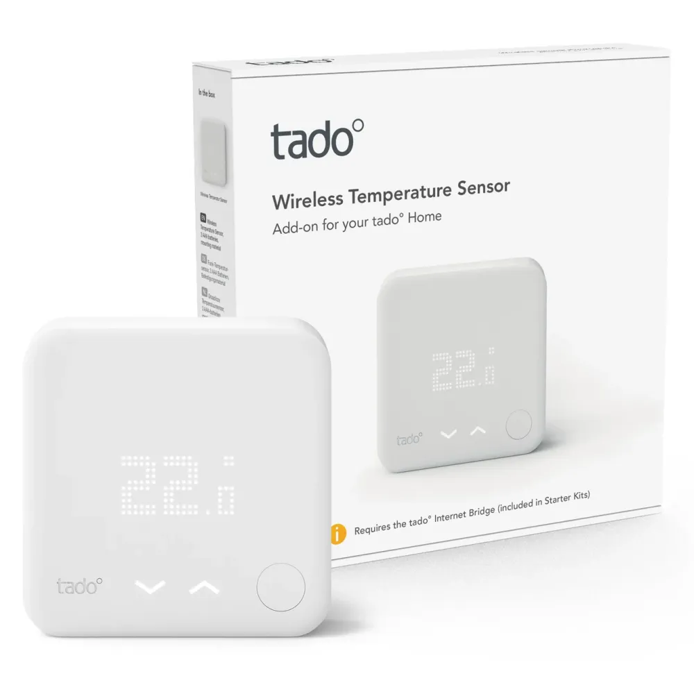 tado Inneklima|Temperaturkontroll|Ekstra termostat til Wired Smart Thermostat V3+