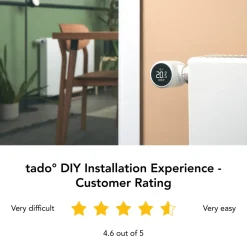 tado Inneklima|Temperaturkontroll|Smart Radiator Thermostat X 4-pk.