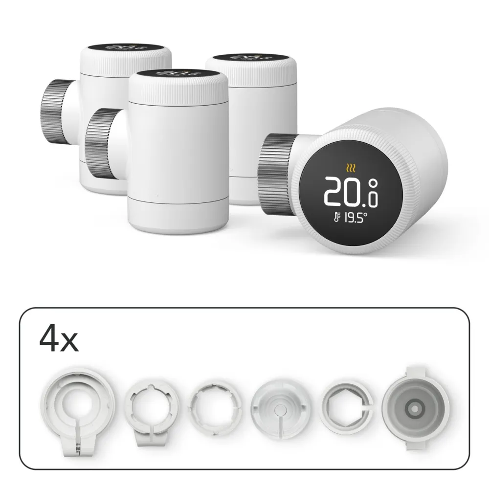 tado Inneklima|Temperaturkontroll|Smart Radiator Thermostat X 4-pk.