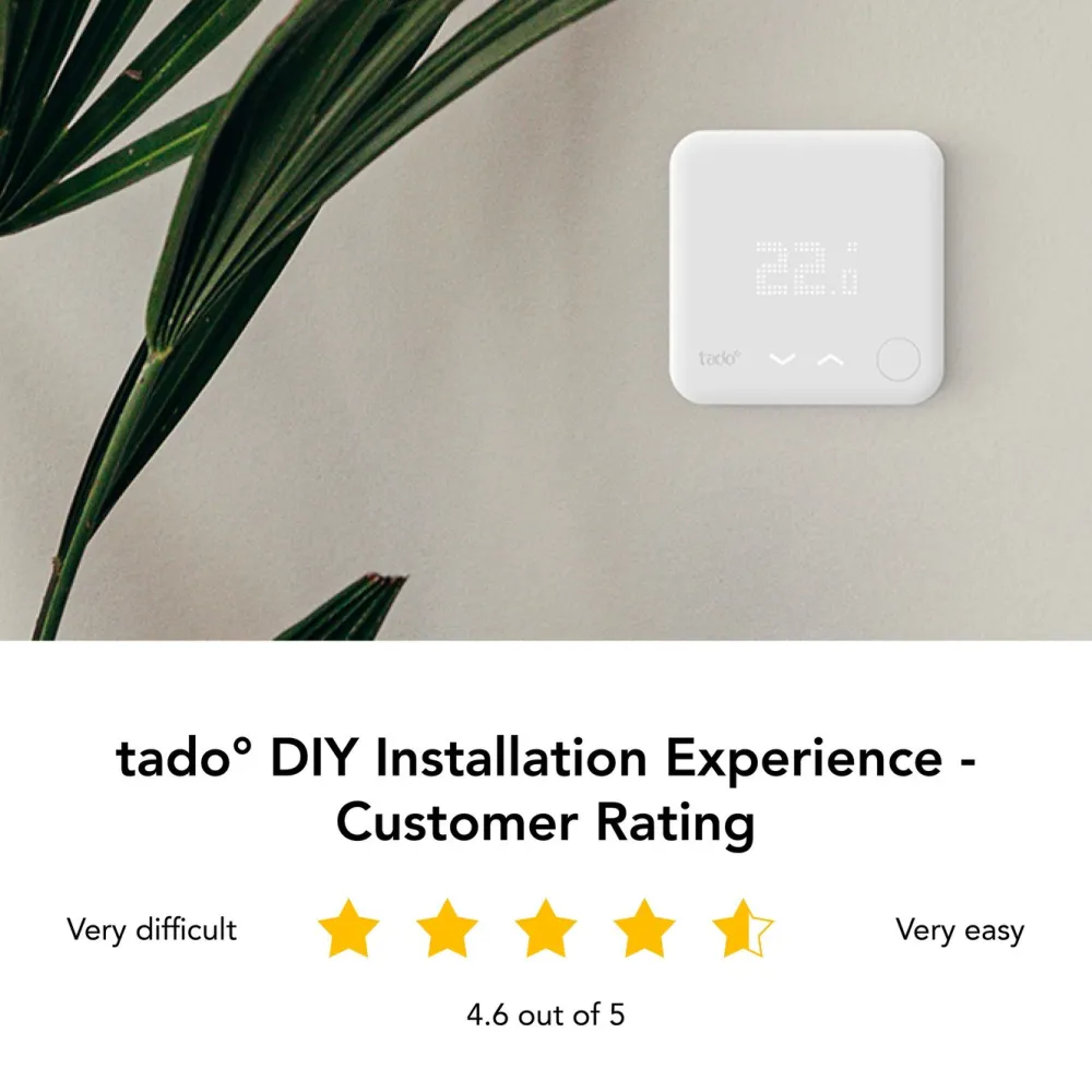 tado Inneklima|Temperaturkontroll|Wireless Thermostat V3+ Startpakke