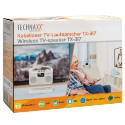 TECHNAXX Tv Og Tilbehør|Trådløs TV-høyttaler TX-317