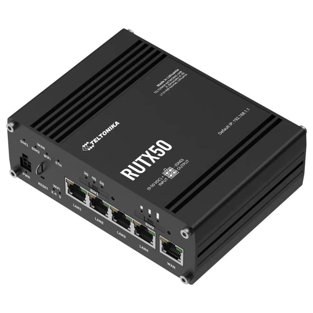 Teltonika Mobilt Bredbånd Og Rutere|RUTX50 5G-ruter
