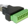 Kjell Datamaskinkomponenter|Terminalblokk RJ45-hann