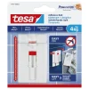 Tesa Teip|Opphenging|Justerbar limspiker for kakkel og metall 4 kg 2-pk.