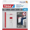 Tesa Teip|Opphenging|Justerbar limspiker for tapet og gips 2 kg 2-pk.