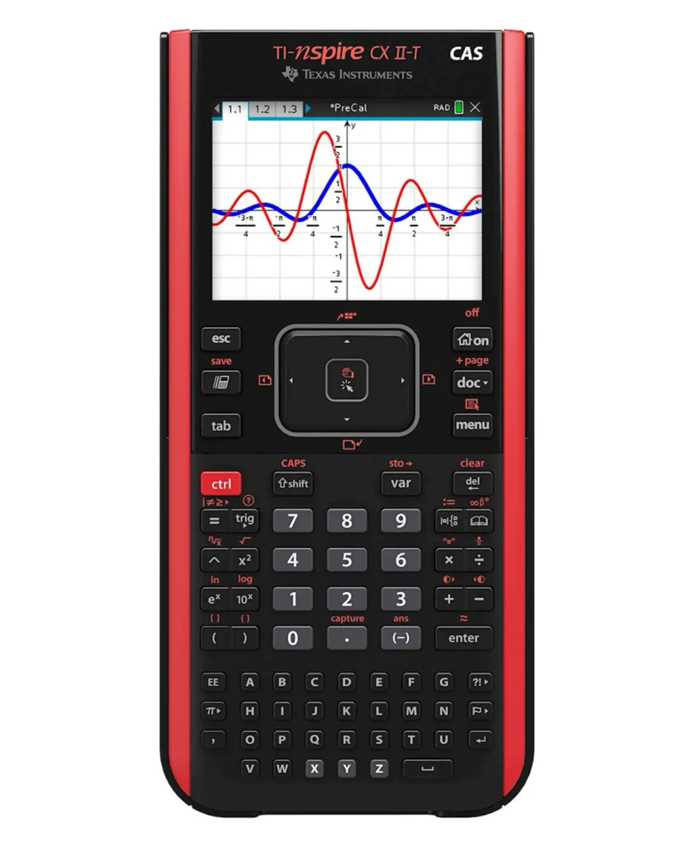 Texas Instruments Hjemmekontor|Kalkulator|TI-Nspire CX II T CAS kalkulator