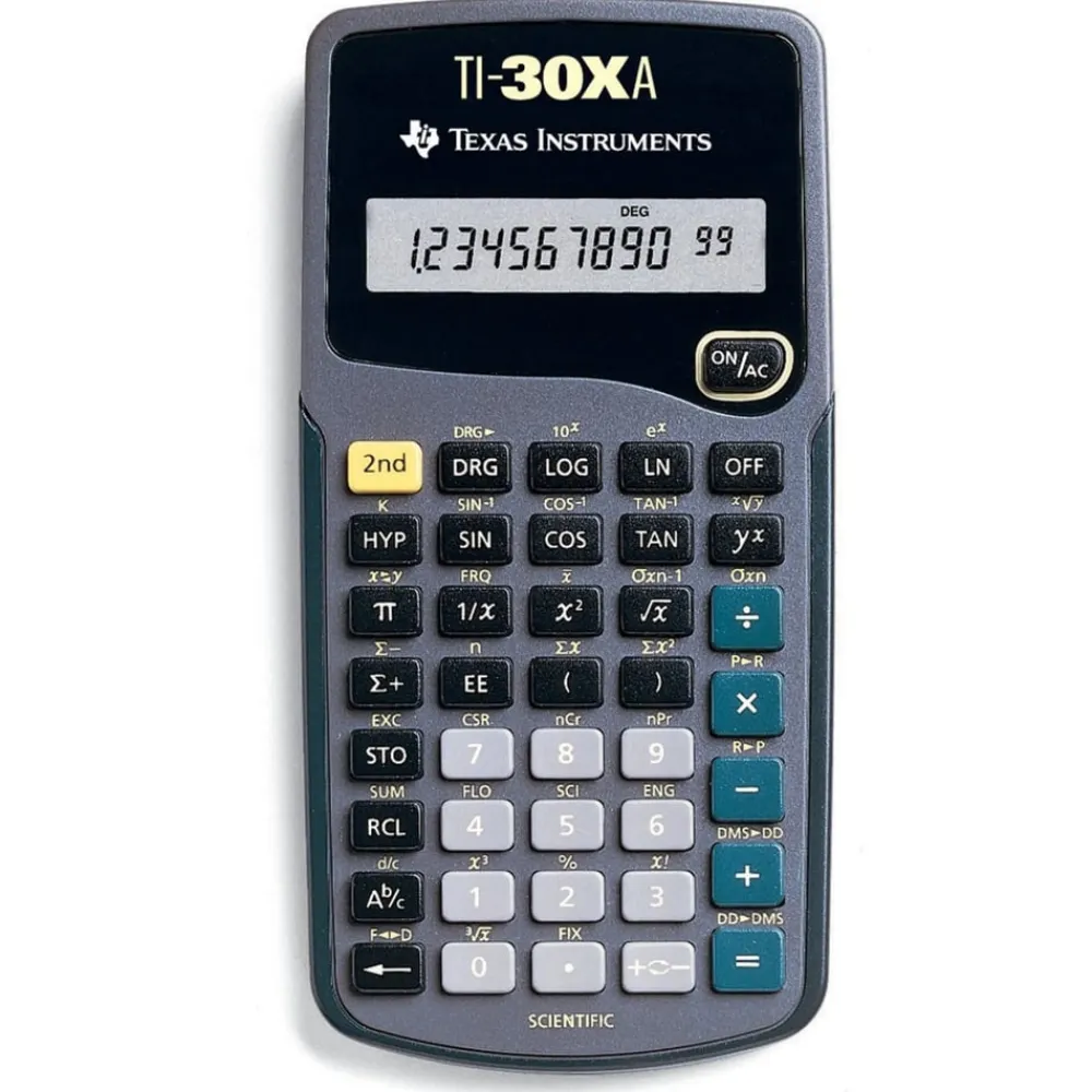 Texas Instruments Hjemmekontor|Kalkulator|TI-30Xa kalkulator