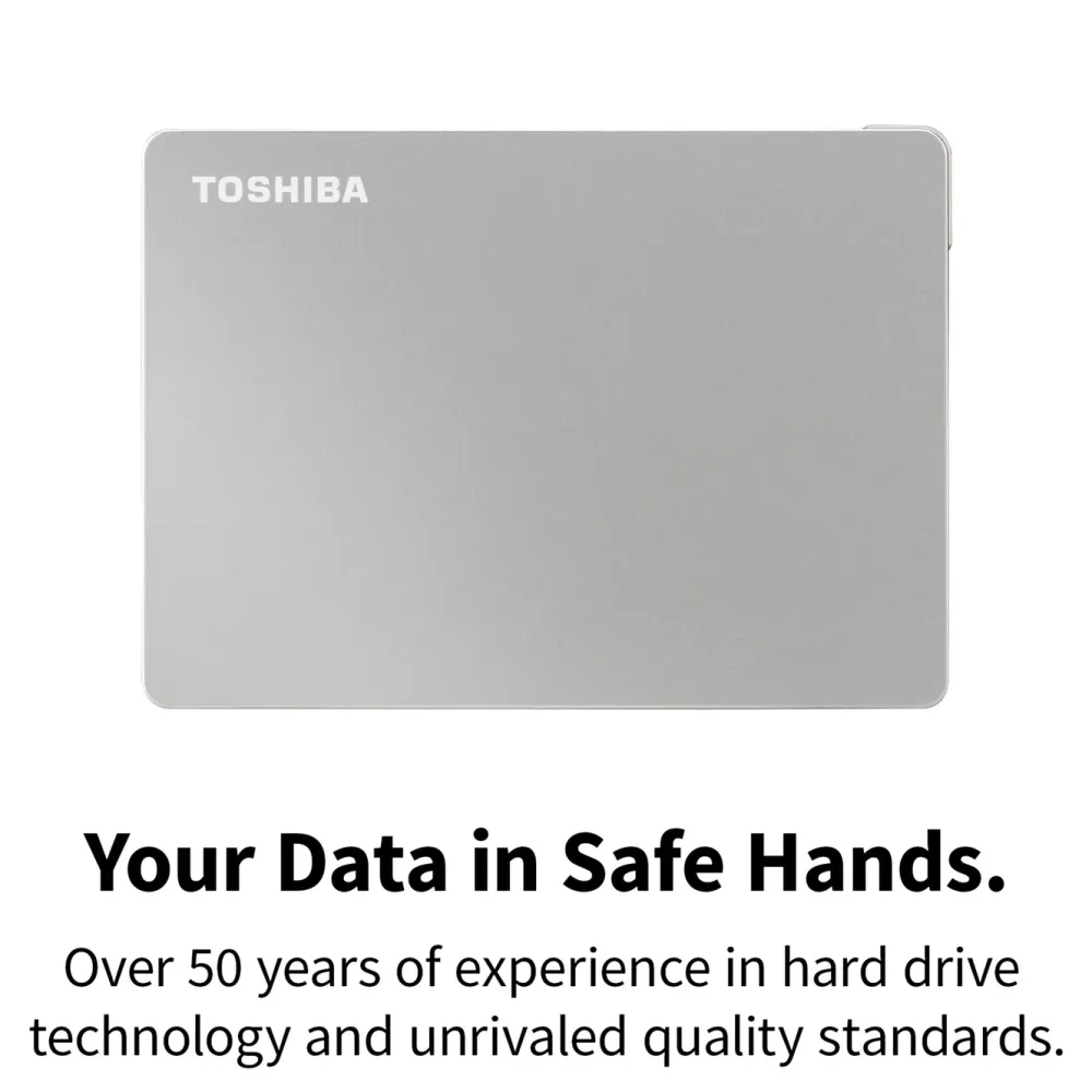 Toshiba Lagring|Canvio Flex Silver 1 TB