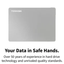 Toshiba Lagring|Canvio Flex Silver 2 TB