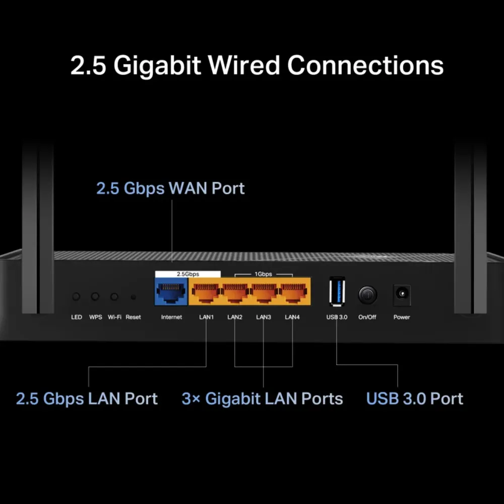 TP-Link Wifi-Routere|Archer BE230 Trådløs ruter med Wifi 7 BE3600
