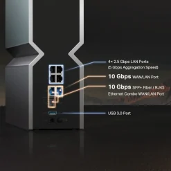 TP-Link Wifi-Routere|Archer BE800 Trådløs ruter med Wifi 7 BE19000