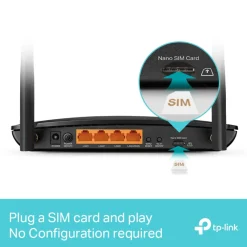 TP-Link Mobilt Bredbånd Og Rutere|Archer MR600 4G+-ruter AC1200