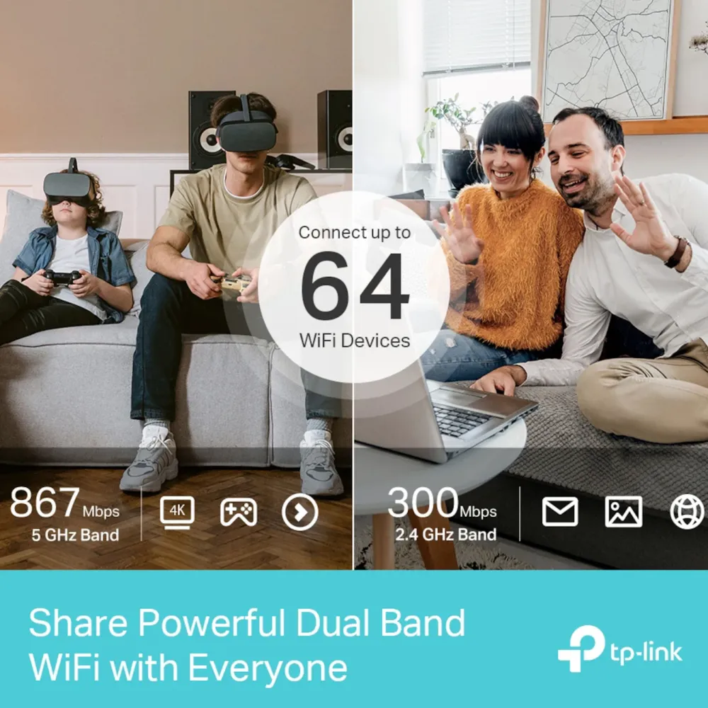 TP-Link Mobilt Bredbånd Og Rutere|Archer MR600 4G+-ruter AC1200