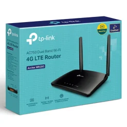 TP-Link Mobilt Bredbånd Og Rutere|Archer MR200 4G-ruter AC750