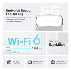 TP-Link Mobilt Bredbånd Og Rutere|Wifi-Routere|Archer NX500 Trådløs ruter 5G AX3000