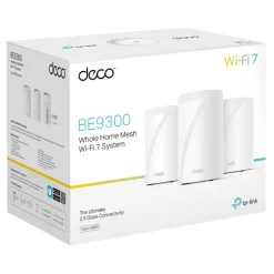 TP-Link Mobilt Bredbånd Og Rutere|Nettverkskabler|Deco BE65 – BE9300 Mesh Wifi 7-system