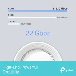 TP-Link Mesh|Wifi-Routere|Deco BE85 Mesh-ruter med Wifi 7 BE19000 1-pk.