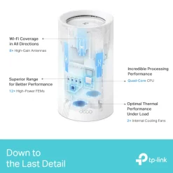 TP-Link Mesh|Wifi-Routere|Deco BE85 Mesh-ruter med Wifi 7 BE19000 1-pk.