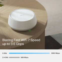 TP-Link Mesh|Wifi-Routere|Deco BE25 Mesh-system med Wifi 7 BE3600 3-pack
