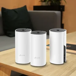TP-Link Mesh|Mobilt Bredbånd Og Rutere|Deco M4 Mesh-system AC1200 3-pk.