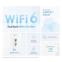 TP-Link Mesh|Wifi-Routere|Deco X10 AX1500 1-pk.