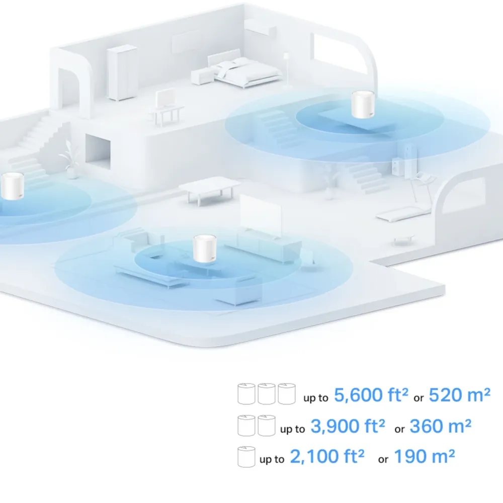TP-Link Mesh|Wifi-Routere|Deco X10 AX1500 1-pk.