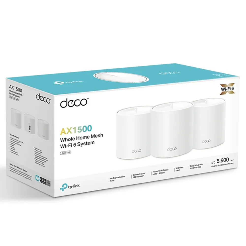 TP-Link Mesh|Wifi-Routere|Deco X10 AX1500 3-pk.