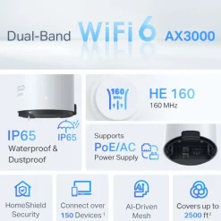 TP-Link Mesh|Wifi-Routere|Deco X50-Outdoor PoE AX3000 Mesh