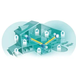 TP-Link Mesh|Wifi-Routere|Deco X60 V3.20 Mesh-system AX5400 1-pk.
