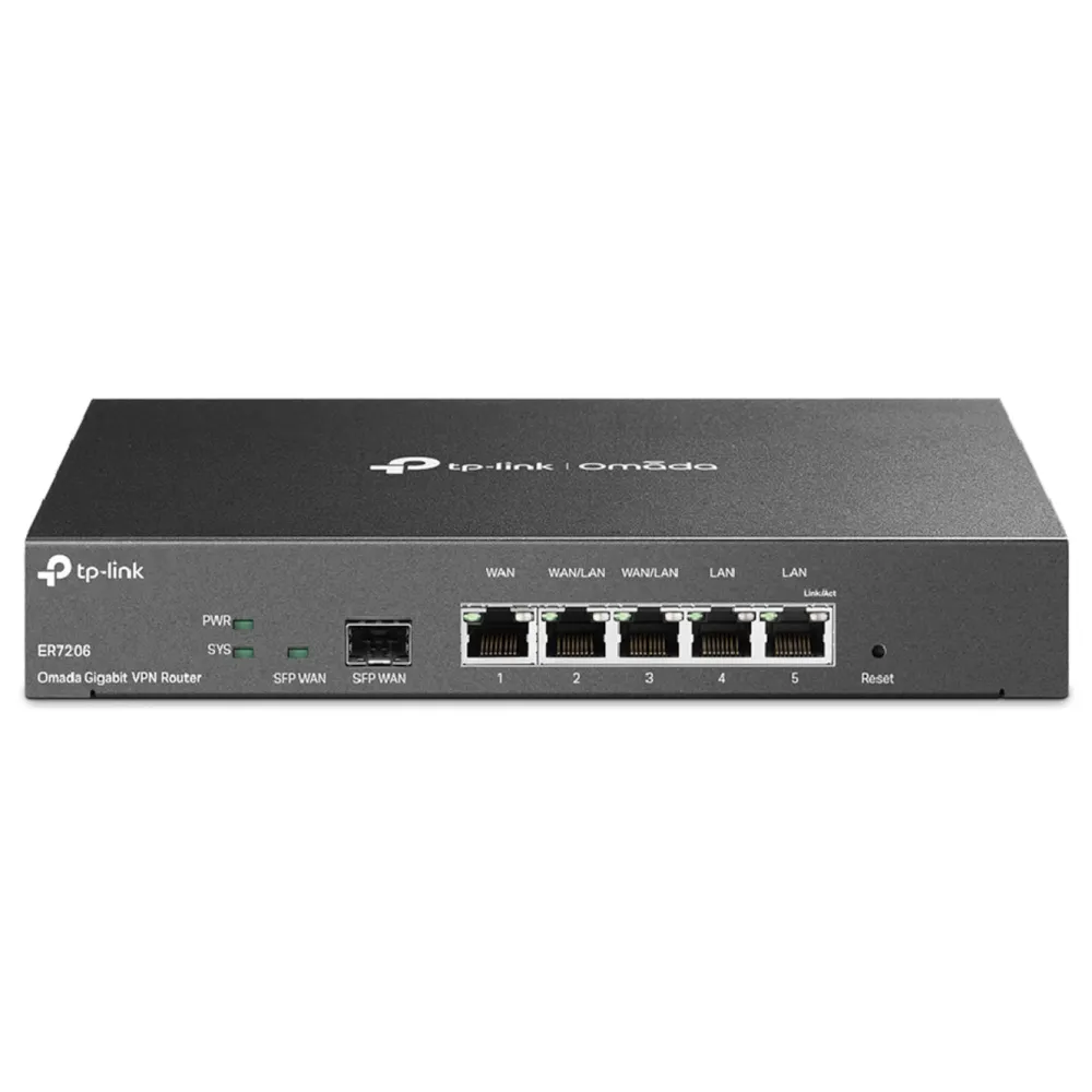 TP-Link Kablet Nettverk|ER7206 (TL-ER7206) Omada Gigabit VPN-ruter