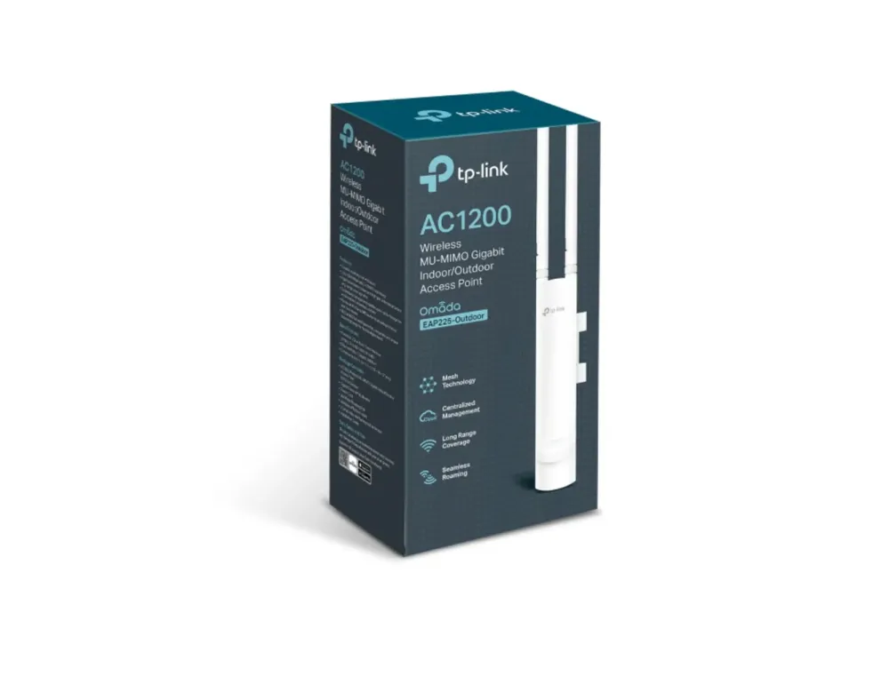 TP-Link Wifi-Forsterker|Omada EAP225 Roaming-aksesspunkt AC1200