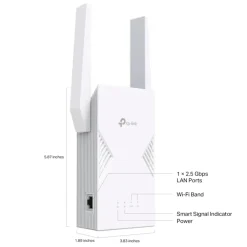 TP-Link Mobilt Bredbånd Og Rutere|Nettverkskabler|RE235BE – WiFi 7 BE3600-extender