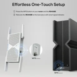 TP-Link Wifi-Forsterker|RE405BE Wi-Fi 7-repeater BE6500 BE6500